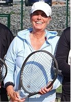 TT:n 55 naisten joukkueen kapteeni Heidi Juvonen viime kesänä Akaan mestaruuskilpailuissa (kuva Leena Lipsanen).